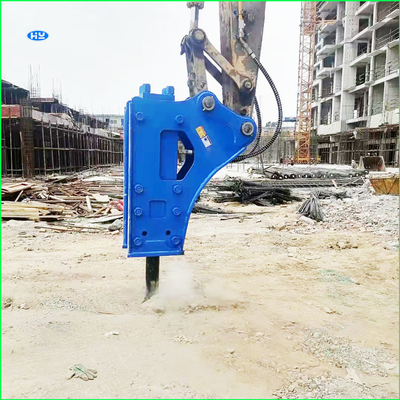 ISO Steel Hydraulic Excavator Hammers Breaker Of Varying Heights