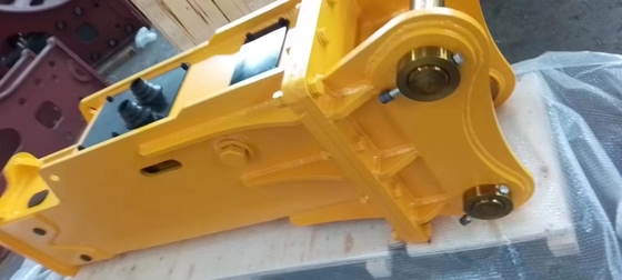 Briseur hydraulique en acier épais de la pelle rétro 36t du marteau 30t de boeuf de dérapage pour le boeuf de dérapage