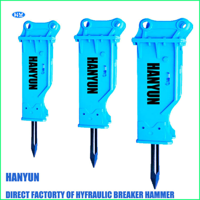 Briseur de creusement hydraulique de route bétonnée d'Asphalt Skid Steer Hammer 165MM